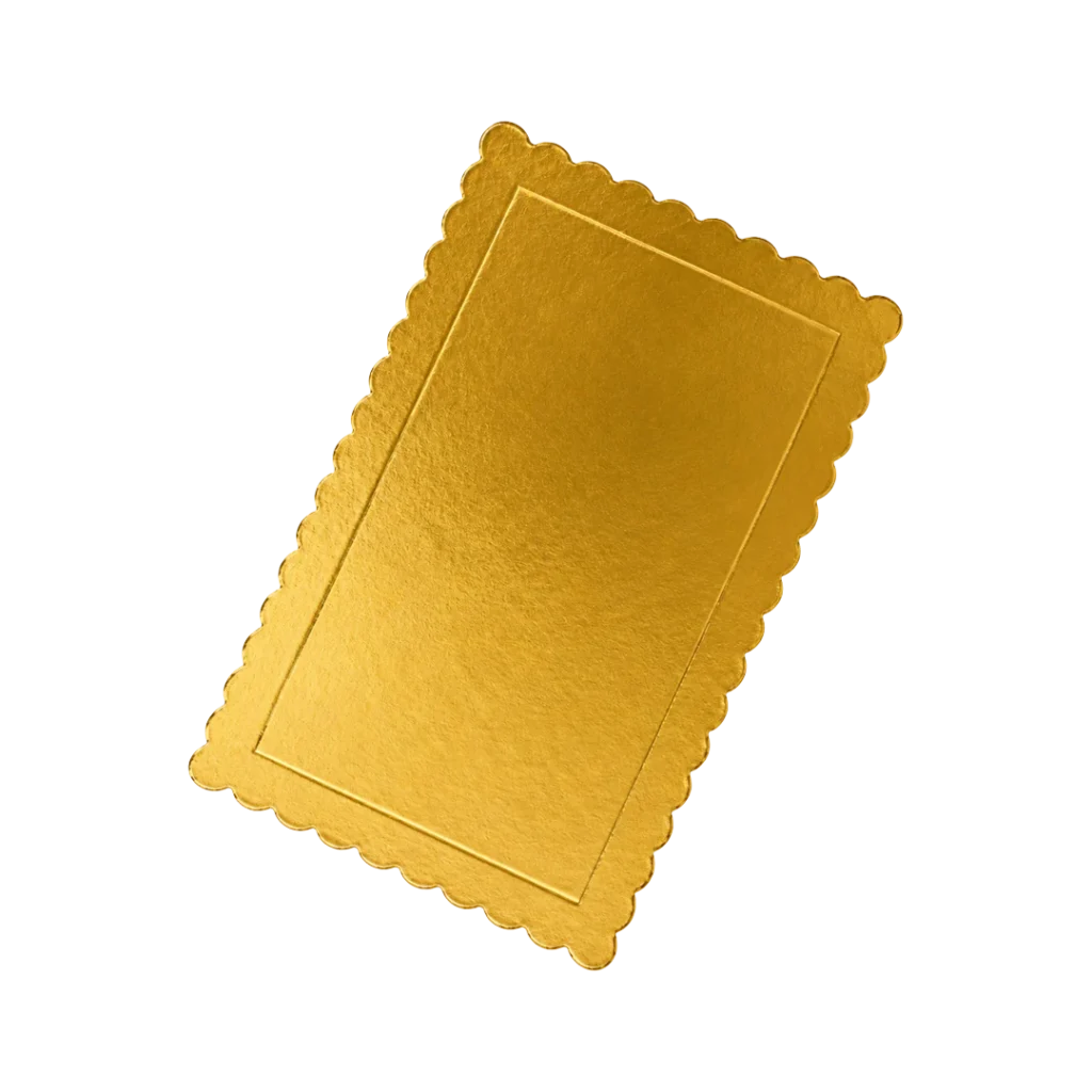 Bases rectangulares de cartón Master Plus